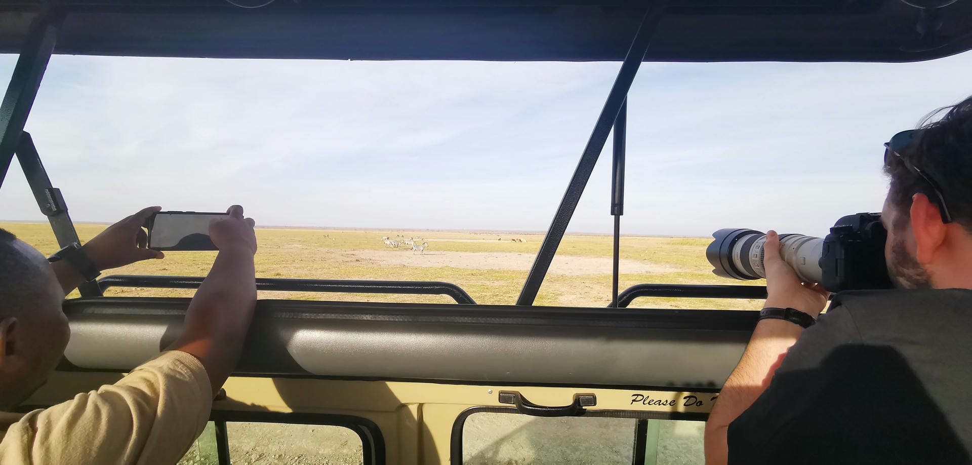 Beobachte die Landschaft auch einmal nicht durch die Kamera
